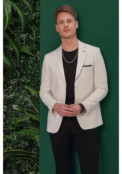 Efor C 635 Slim Fit Kemik Spor Ceket Kemik