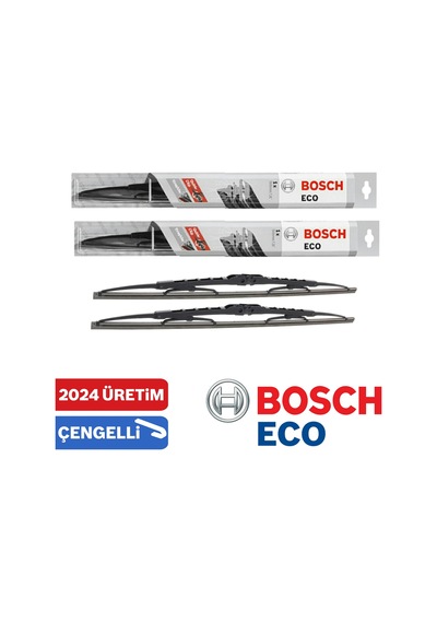 Bmw X5 Serisi 2000-2007 Bosch Eco Silecek Takımı + Koku