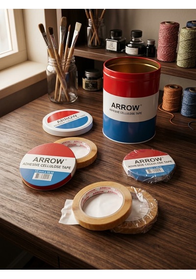 Arrow Şeffaf Selefon Bant 12 Mm X 66 Mt 1 Kutu 12 Adet
