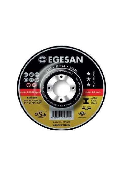 Egesan  115x3x22 A Metal Kesme Taşı