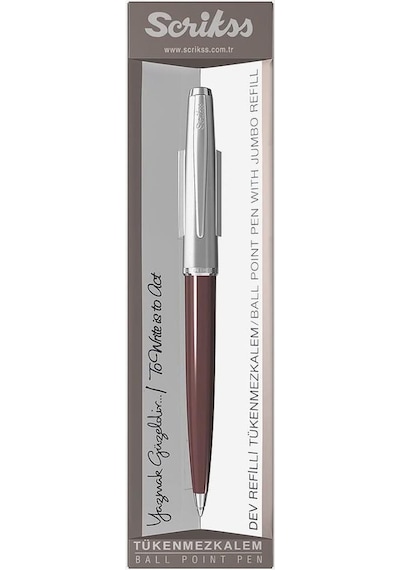 Scrikss 78 Metropolis Tükenmez Kalem Bordo