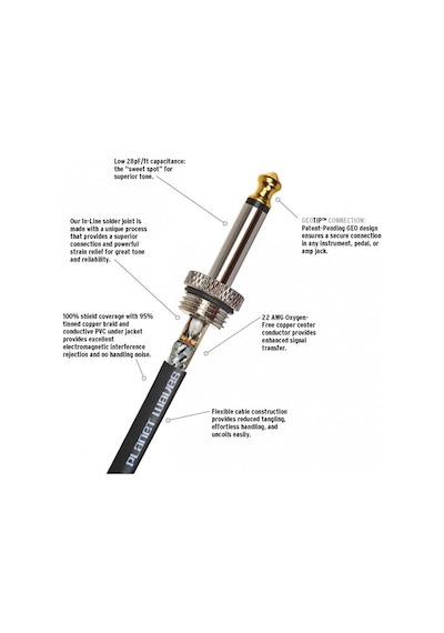 Planet Waves Pw - Amsg - 20 American Stage Enstrüman Kablosu 6 M