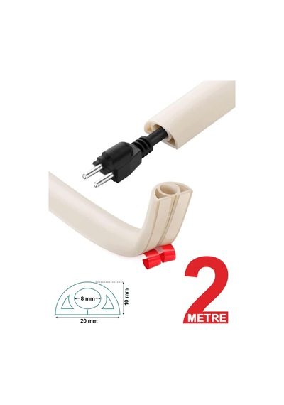 Greentech Esnek Kablo Kanalı Krem / Gt-kk13