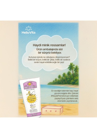 Heliovita%100 Mineral Yüksek Koruma Etkili Güneşten Koruyucu Losyon, Bebek & Çocuk, Spf 50+, Pa++++