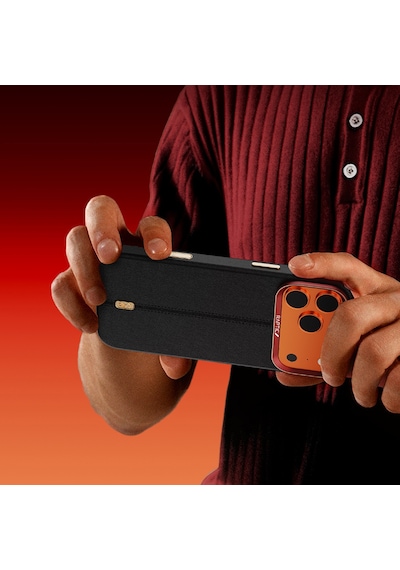 Apple Uyumlu iPhone 17 Pro Max Kılıf M-safe Şarj Özellikli Raptic Urban Nano Serisi Kapak Siyah Siyah