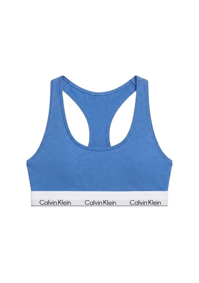 Calvin Klein Unlıned Bralette, C2l Mavi Kadın Bralet