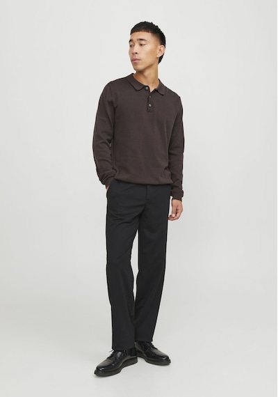 Jack & Jones Erkek Rahat Kesim Chino Pantolon - Karl Pierre 12250818 Black Vizon