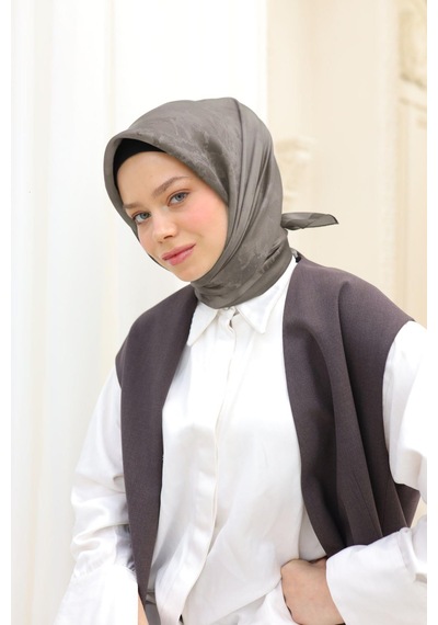 Silk Home Desenli Shiny Eşarp - 8647 - Mat Vizon Mat Vizon