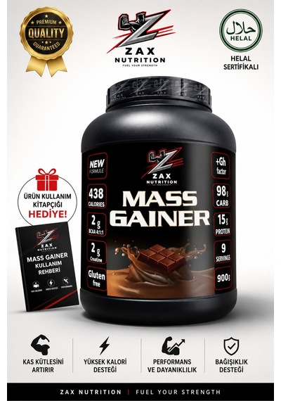 Mass Gainer 900 Gr Çikolatalı Çikolata