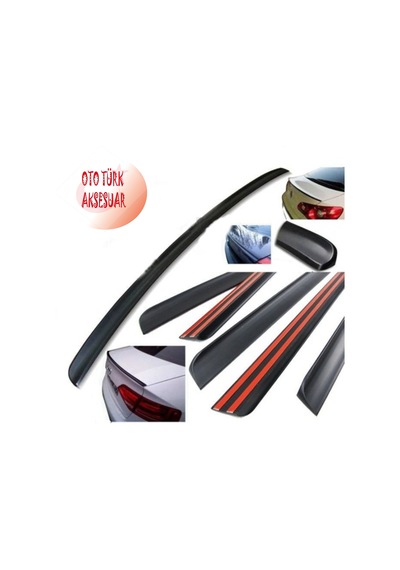 M3 Universal Bagaj Üstü Kauçuk Spoiler Dar 135 X 3.5 Cm