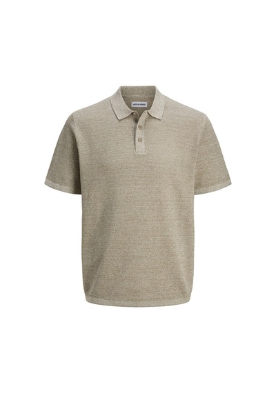Jack & Jones Jack Jones Jjegeorge Knıt Polo Ss Sn Erkek Antrasit Tshirt 12268281-16 Gri
