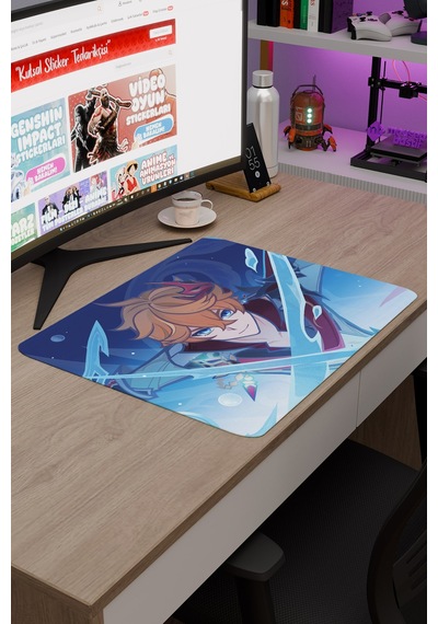 Childe Genshin Impact Anime Gacha V1 - 48x40 Xl Gaming Mouse Pad Fare Altlığı