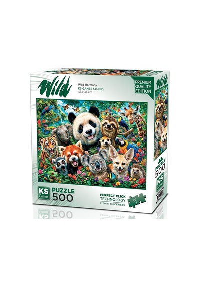 Ks Games 500 Parça Vahşi Uyum Wild Harmony Puzzle - 20109