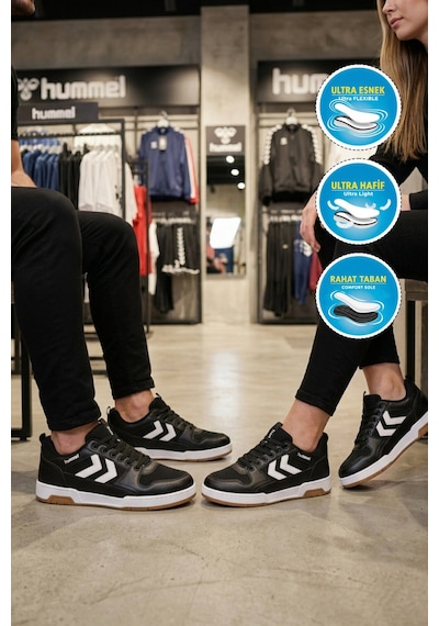 Hummel Siyah Bağcıklı Hafif Esnek Unisex Spor Ayakkabı 900873 Hml Wivo Iı