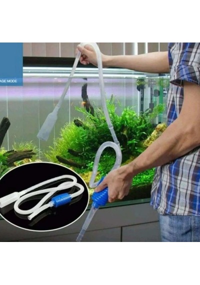 Lexroo Akvaryum Dip Çekim Sifonu - 140 Cm Akvaryum Pompası Ve Su Tahliye Aparatı