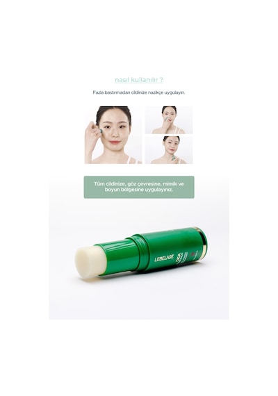 Lebelage Kuru ve Hassas Cilt İçin Stick Güneş Koruyucu Cica Sun Balm SPF 50+/PA ++++