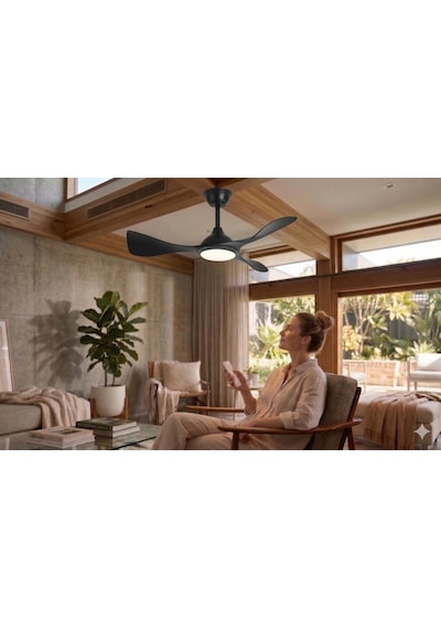 Eco Lounge Cata Ct 3001 Zürih 40w Ledli Tavan Vantilatörü Kumandalı 3 Renk