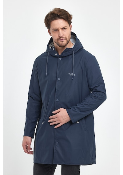 T Rain Pu Raincoat L Beden Lacivert Erkek Yağmurluk Lacivert