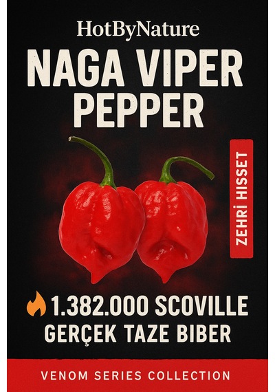 Naga Viper 900.000 1.4 M Scoville Gerçek Taze Acı Biber