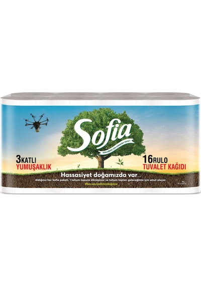 Sofia Sofıa Tuvalet Kağıdı Beyaz 16'Lı