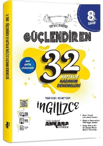8. Sınıf Okyanus 6 Genel Deneme + Ankara Güçlendiren 32 Haftalık Kazanım Denemeleri Set 2024 Lgs