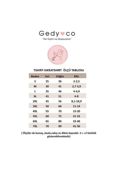 Gedyco Baby Rose Küçük Irk Köpekler İçin Esnek Penye Atlet-21556