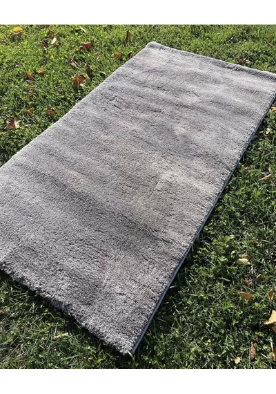 Hoom Rugs Shaggy 1006 Gri Modern Shaggy Halı Gri