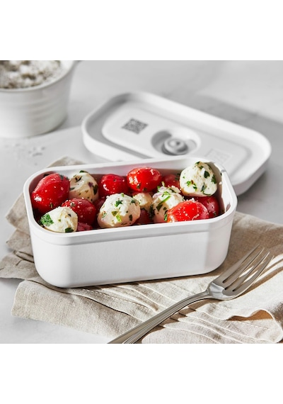 Zwilling Fresh Save Vakumlu Yemek Taşıma Kabı, S, Plastik, Beyaz-gri Sku: Smg8690010195289 Açık Mavi