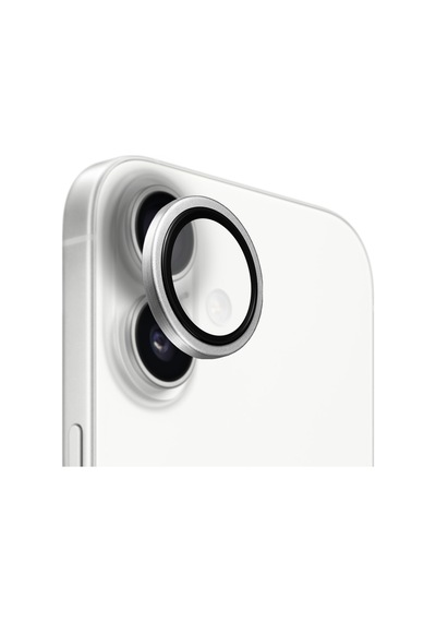 Buff İphone 17 Titan Metal Kamera Lens Koruyucu Silver Gümüş