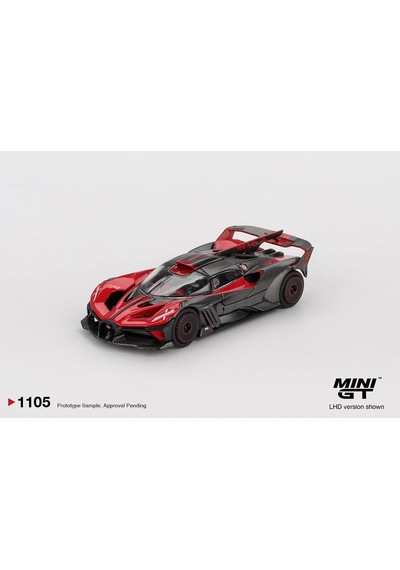 Mini Gt 1105 Bugatti Car Red Ultimate 2026 1/64 Model Araba