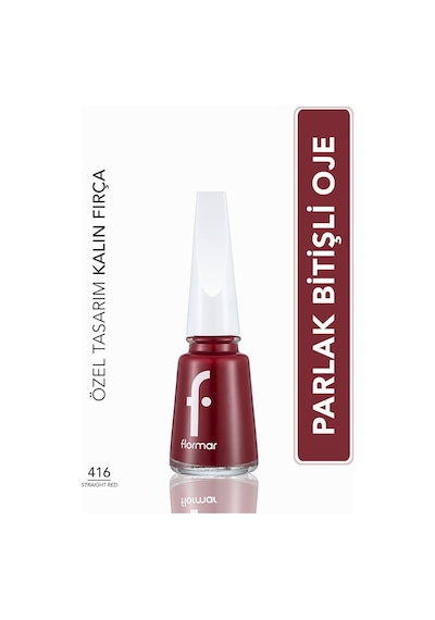 Flormar Nail Enamel Parlak Bitişli Oje 416