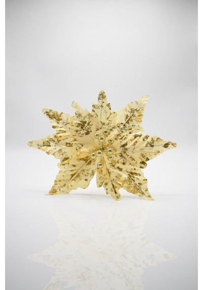 Waldern Premium 25 25 Cm Yılbaşı Süs Yapay Çiçek Gold