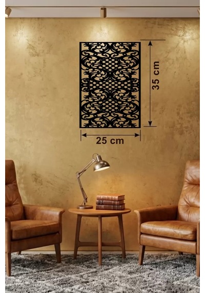 Mey İthalat Gotham Temalı Ahşap Duvar Saati - 25x35 Cm Lazer Kesim Dekoratif Saat Çok Renkli