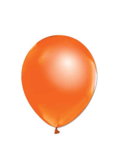 Balon Metalik Düz 5 İnc Turuncu Pk:100 Çok Renkli