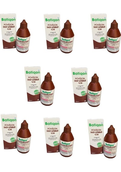 Aqua Batigon Povidon İyot Çözelti Batikon 100 Ml x 10 Adet