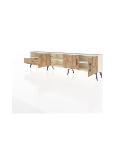 Arges Tv Ünitesi 3 Raflı Tek Çekmeceli 3 Kapaklı 220x30x51 Aytaşı-çam Atlas Çam/atlas Çam - Aytası Arges Tv Ünitesi 3 Raflı Tek Çekmeceli 3 Kapaklı 220x30x51 Aytaşı-çam Atlas Çam/atlas Çam - Aytası