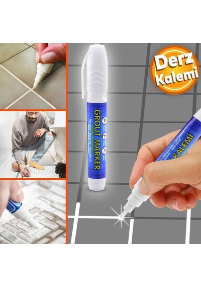 Derz Kalemi Derz Dolgu Yenileme Hızlı Kuruyan Su Bazlı Kokusuz Kalıcı Fayans Yenileme Kalem Seti
