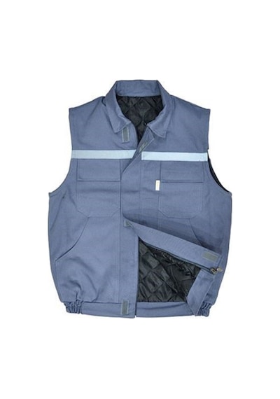 Yelek 7/7 Gabardin %100 Pamuk Kapitoneli Reflektörlü 386786519