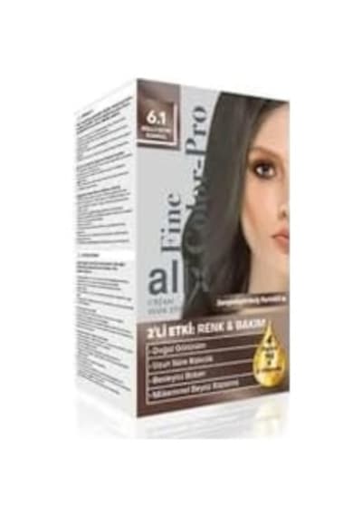Alix Kit Saç Boyası 50 Ml 6.1 Küllü Koyu Kumral