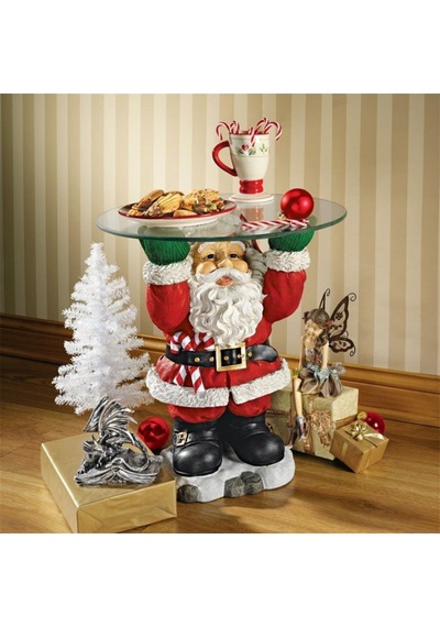 Reçine Noel Baba Snack Ekran Stand Vıvıd Renk Yönetimi İle Uygun Partik Dekan Denetimi C