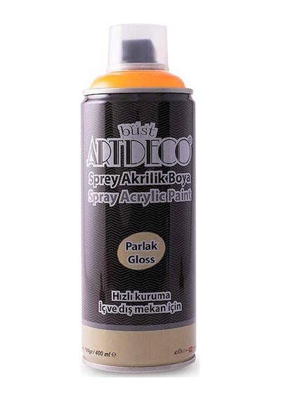 Artdeco Akrilik Sprey Boya 400 ML Neon Turuncu Y-400-920