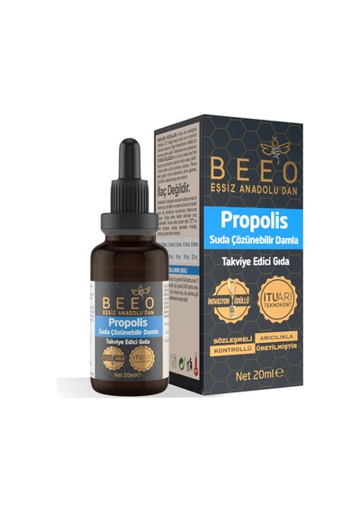 Beeo Propolis Suda Çözünebilir Damla 20 Ml - 4 Adet Tarı