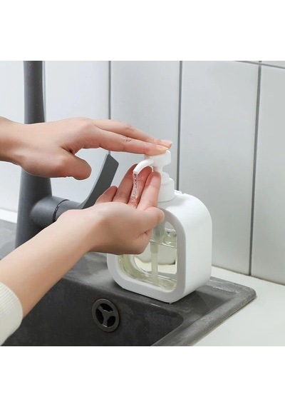 Tr 400 Ml Dikdörtgen Banyo Mutfak Sıvı Sabunluk Bulaşık Lavabo Deterjanlık,tezgah Üstü Dikdörtgen Banyo Mutfak Diğer