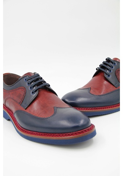 Oggi 00600-161 Erkek Klasik Ayakkabı - Bordo-lacivert Bordo-lacivert