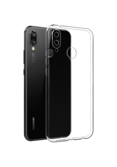 Huawei P20 Lite Uyumlu Kamera Korumalı 3D Şeffaf Silikon Kılıf 549768712