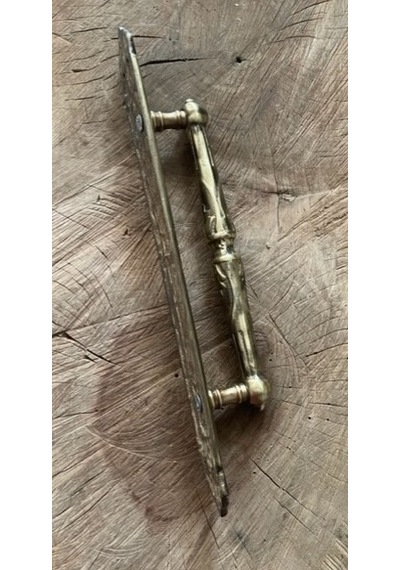 DEKORATİF PİRİNÇ ANTİK SARI AHŞAP KAPI KULPU KAPI ÇEKME KOLU 36CM