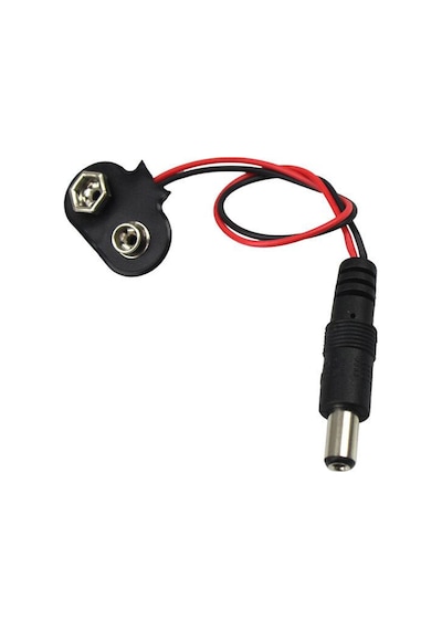 9V Pil Adaptör Dönüştürücü Bağlantı Kablosu 9 Volt Pil Arduino