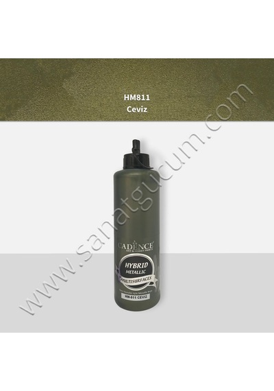 Cadence Hibrit Metalik Boya 500 Ml. Hm811 Metalik Ceviz