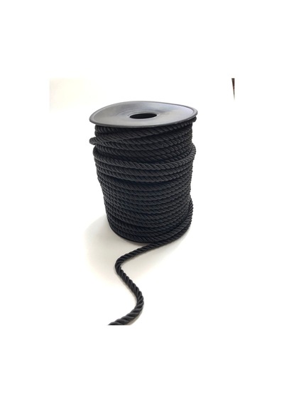 FdayAksesuar Siyah Kordon İp 6 mm 10 mt FRDY15327
