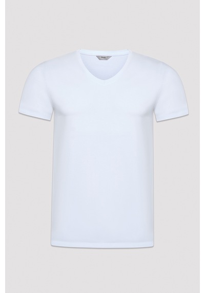 Penti V Neck Beyaz Tişört Beyaz